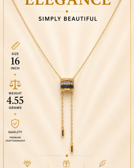 Barrel Silver Necklace