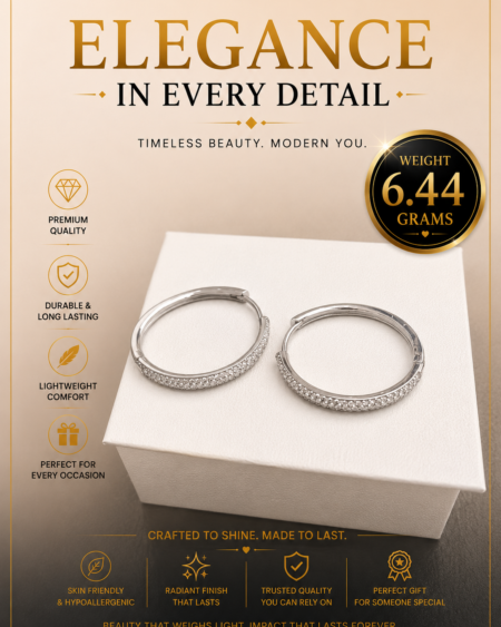 Hoop Silver Earrings