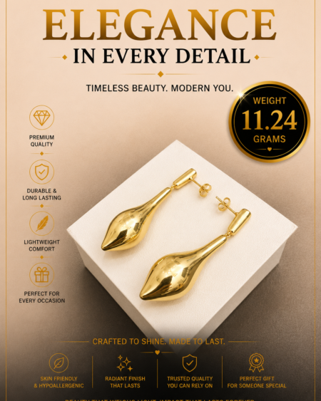 Leaf Drop Silver Earrings