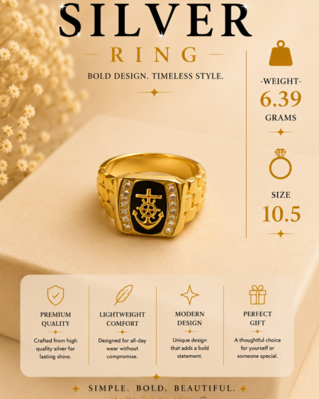 Silver Anchor Ring
