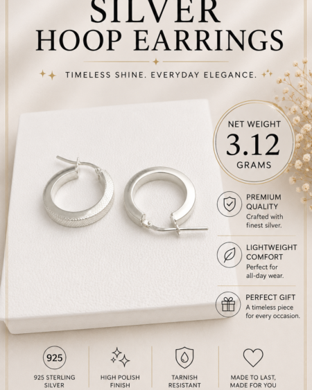 Silver Bold Earrings