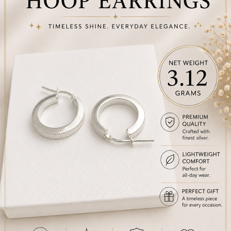 Silver Bold Earrings