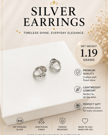 Silver Mini Hoop Earrings
