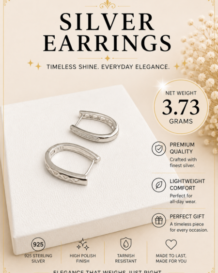 Silver Classic Earrings