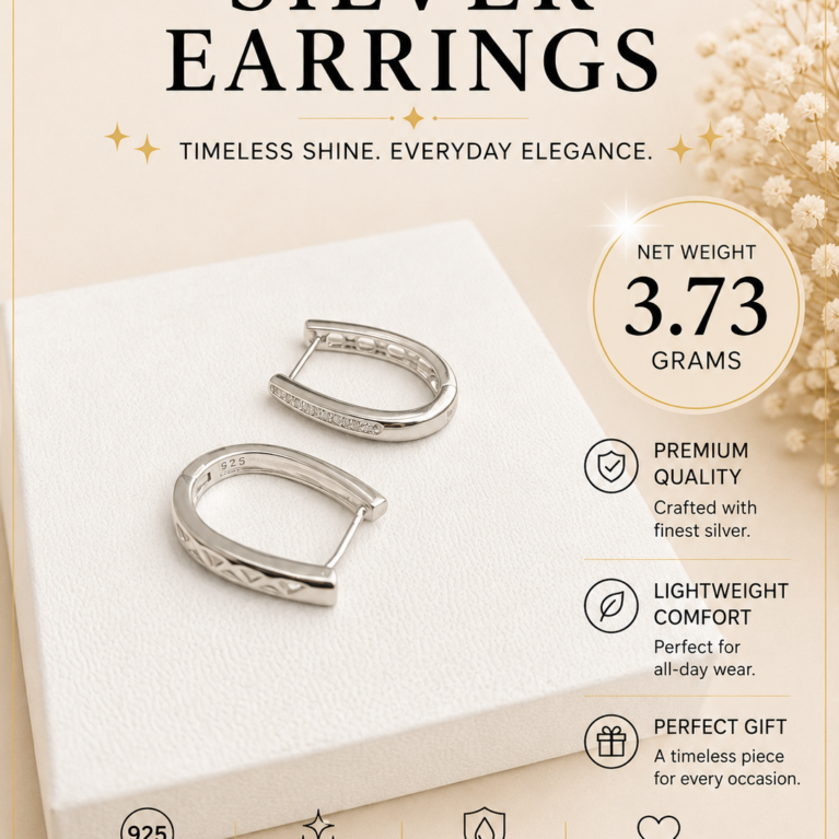 Silver Classic Earrings