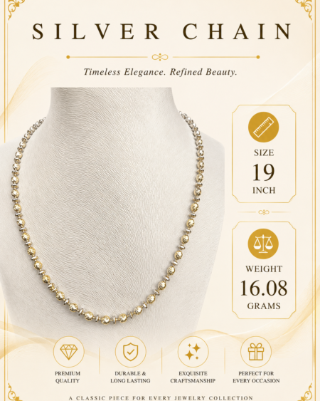 Luxury Two-Tone Beaded Necklace