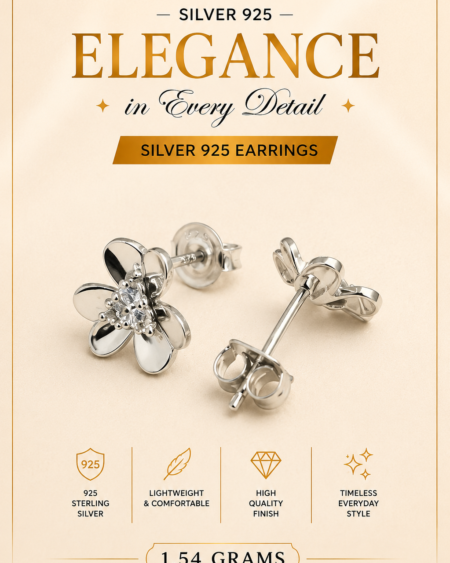 Bloom Flower Stud Earrings