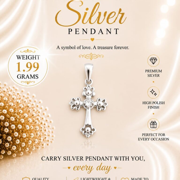 Silver Cross Pendant