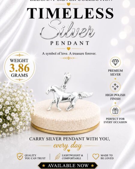 Silver Horse Pendant