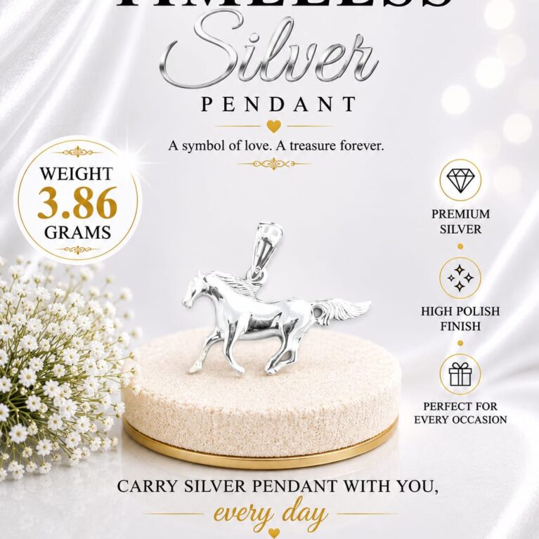 Silver Horse Pendant
