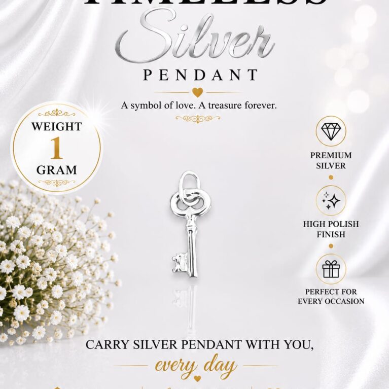 Silver Key Pendant