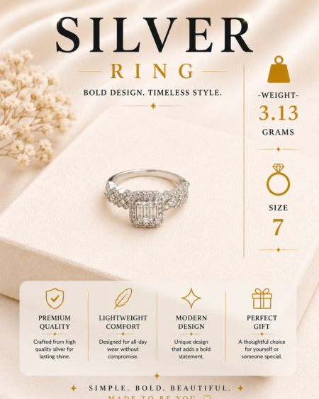 Silver Royal Sparkle Ring