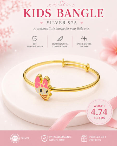 Sweet Duck Kids 925 Sterling Silver Bangle