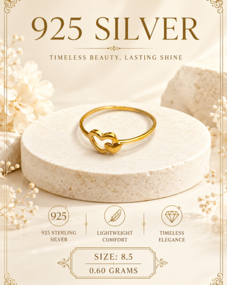 Interlocking Hearts Ring